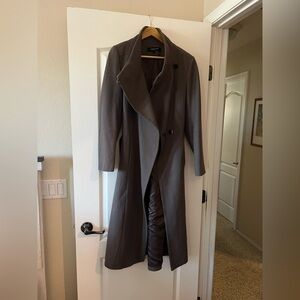 Kenneth Cole Women's Greige Trench Coat